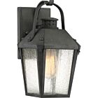 Quoizel One Light Outdoor Wall Lantern Carriage in Mottled Black