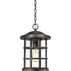 Quoizel One Light Outdoor Hanging Lantern Crusade in Palladian Bronze