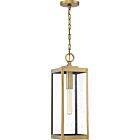 Quoizel One Light Outdoor Hanging Lantern Westover in Antique Brass