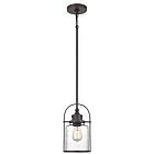 Quoizel One Light Mini Pendant Payson in Western Bronze