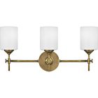 Quoizel Three Light Bath Aria in Weathered Brass