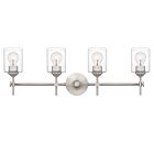 Aria 4-Light Bathroom Vanity Light in Brushed Nickel