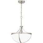 Antebellum 2-Light Pendant in Brushed Nickel