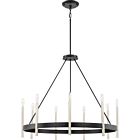 Quoizel Nine Light Chandelier Anthem in Mystic Black