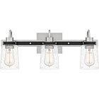 Axel 3-Light Bathroom Vanity Light in Brushed Nickel