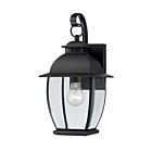 Bain 1-Light Outdoor Wall Lantern in Mystic Black