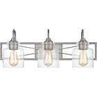 Bartley 3-Light Bathroom Vanity Light in Brushed Nickel