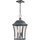 Bardstown 3-Light Outdoor Hanging Lantern in Aged Verde