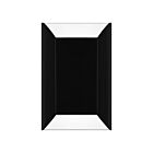 Becklow 2-Light Outdoor Wall Lantern in Matte Black