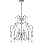 Quoizel Five Light Chandelier Blanca in Antique White