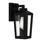 Quoizel One Light Outdoor Wall Mount Blomfield in Matte Black