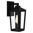 Quoizel One Light Outdoor Wall Mount Blomfield in Matte Black