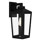 Quoizel One Light Outdoor Wall Mount Blomfield in Matte Black