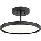 Quoizel LED Semi Flush Mount Beltway in Oil Rubbed Bronze