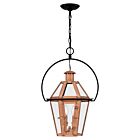 Quoizel Two Light Outdoor Hanging Lantern Burdett in Aged Copper