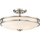 Cadet 4-Light Semi-Flush Mount in Brushed Nickel