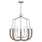 Challis 5-Light Chandelier in Antique Nickel