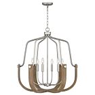 Challis 6-Light Chandelier in Antique Nickel