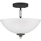 Conrad 2-Light Semi-Flush Mount in Brushed Nickel