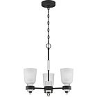 Conrad 3-Light Chandelier in Brushed Nickel