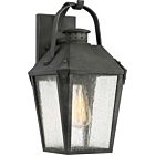 Quoizel One Light Outdoor Wall Lantern Carriage in Mottled Black