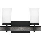 Dalton 2-Light Bathroom Vanity Light in Earth Black