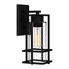 Quoizel One Light Outdoor Wall Mount Damien in Earth Black