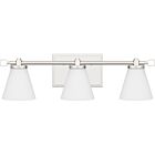 Daniels LED Bathroom Vanity Light in Polished Nickel