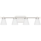 Daniels LED Bathroom Vanity Light in Polished Nickel