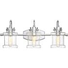 Danbury 3-Light Bathroom Vanity Light in Polished Chrome