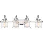 Danbury 4-Light Bathroom Vanity Light in Polished Chrome