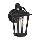 Quoizel One Light Outdoor Wall Lantern Darius in Earth Black