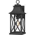 Quoizel One Light Outdoor Wall Mount Ellerbee in Mottled Black