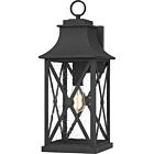 Quoizel One Light Outdoor Wall Mount Ellerbee in Mottled Black