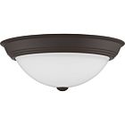 Erwin 3-Light Flush Mount in Old Bronze