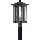 Everglade 1-Light Outdoor Post Mount in Earth Black