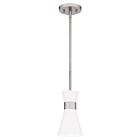 Quoizel One Light Mini Pendant Fremont in Brushed Nickel