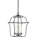 Quoizel Four Light Foyer Pendant Gallery in Royal Ebony