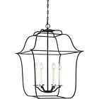 Quoizel Six Light Foyer Pendant Gallery in Royal Ebony