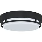 Quoizel LED Flush Mount Hale in Earth Black