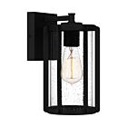 Quoizel One Light Outdoor Wall Mount Hazel in Earth Black