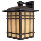 Quoizel One Light Outdoor Wall Lantern Hillcrest in Imperial Bronze