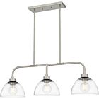 Halsey 3-Light Island Chandelier in Brushed Nickel