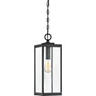 Quoizel One Light Outdoor Hanging Lantern Westover in Earth Black