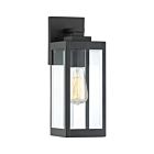 Quoizel One Light Outdoor Wall Lantern Westover in Earth Black