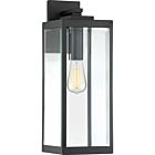 Quoizel One Light Outdoor Wall Lantern Westover in Earth Black