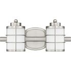 Quoizel Two Light Bath Hazlett in Brushed Nickel