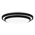 Quoizel LED Flush Mount Irving in Matte Black