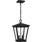 Joffrey 2-Light Outdoor Hanging Lantern in Matte Black