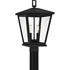 Joffrey 2-Light Outdoor Post Mount in Matte Black